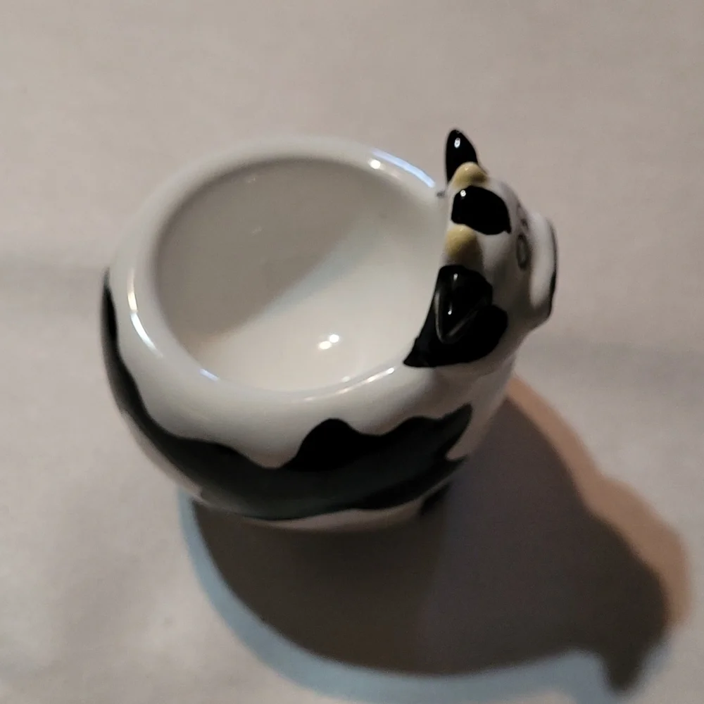 Bella Casa Cow Egg Cup NWT